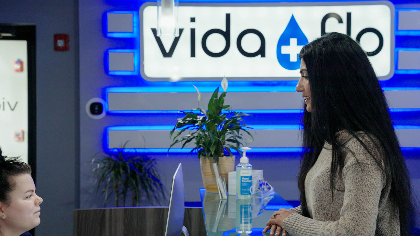 Inside a Vida-Flo spa, book a vitamin b12 injectable in Buckhead, GA.