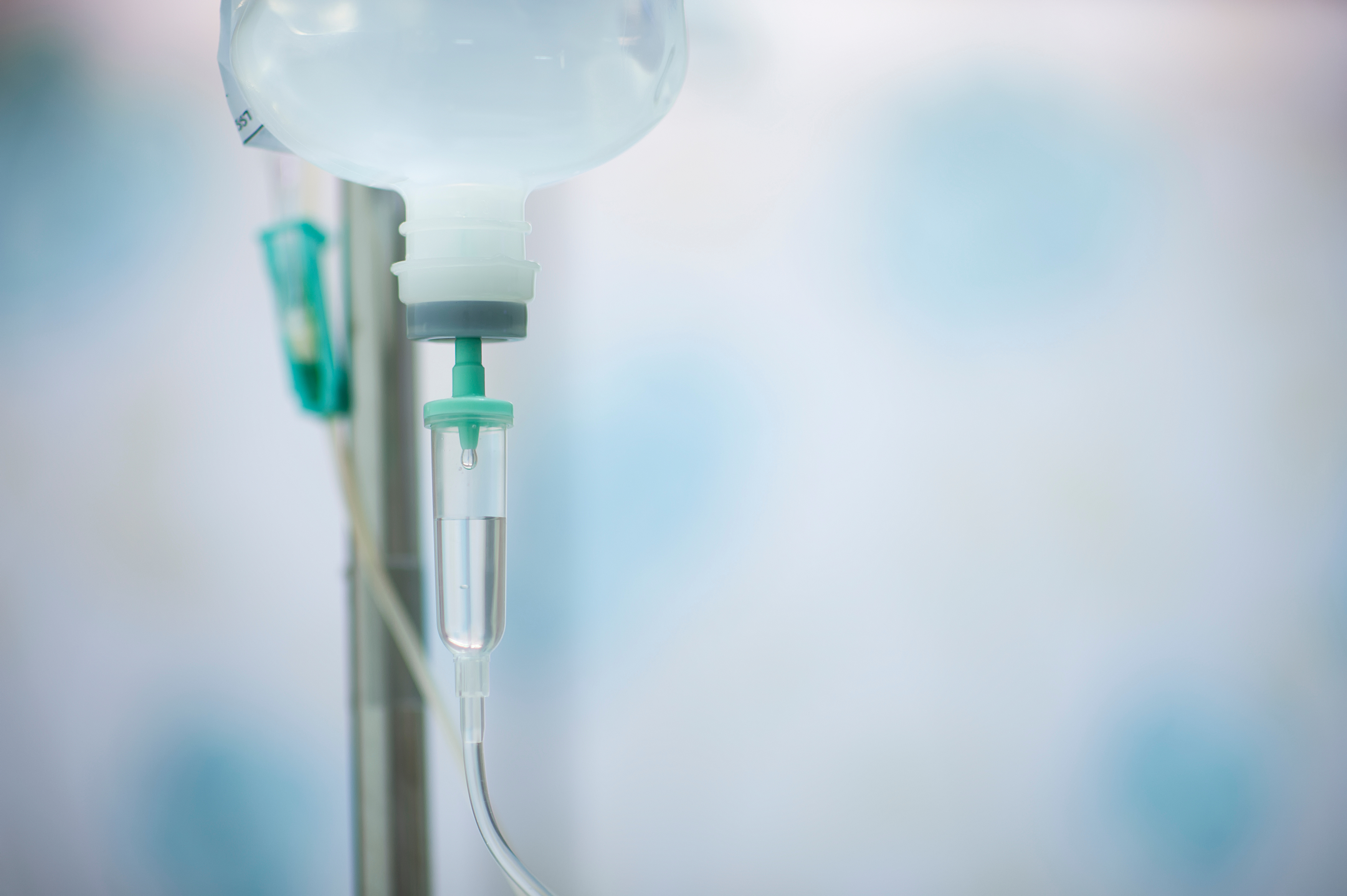 A drip bag - book now with Vida-Flo to find relief from GI disease symptoms.