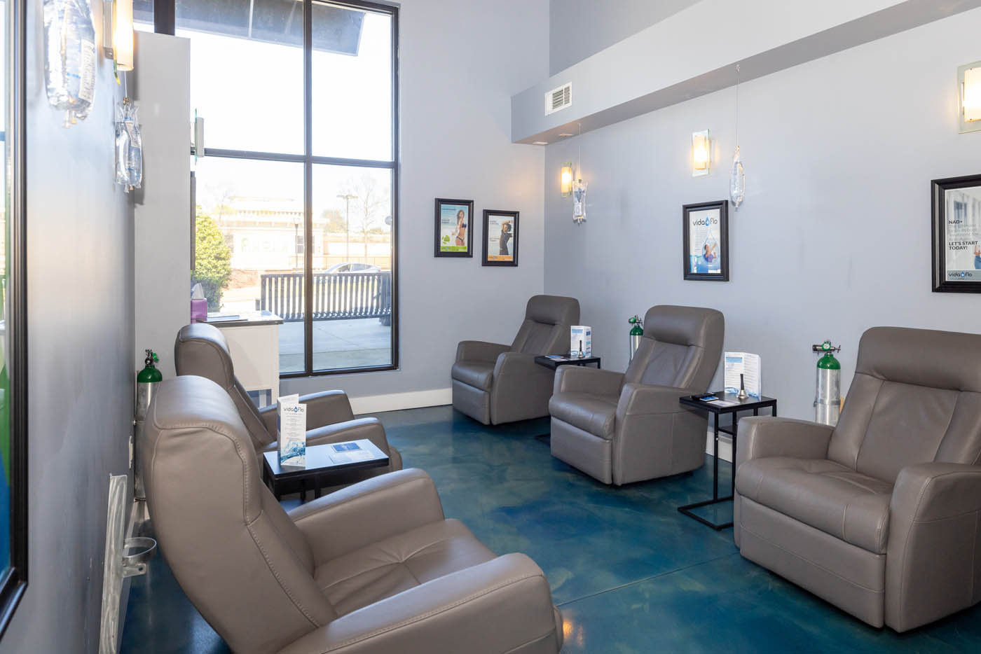An image of a Vida-Flo hydration clinic.